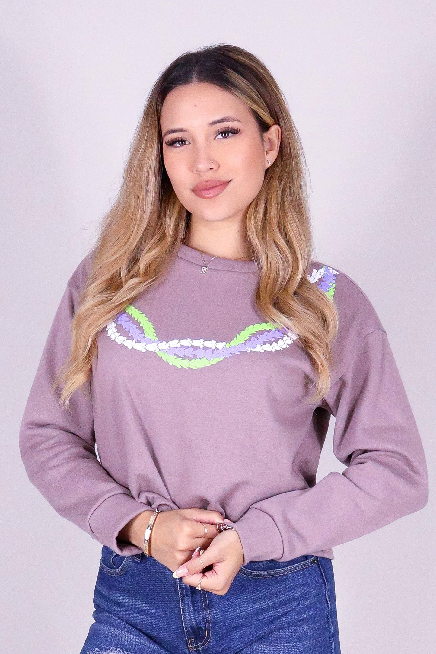 CROWN FLOWER PAKALANA SWEATER
