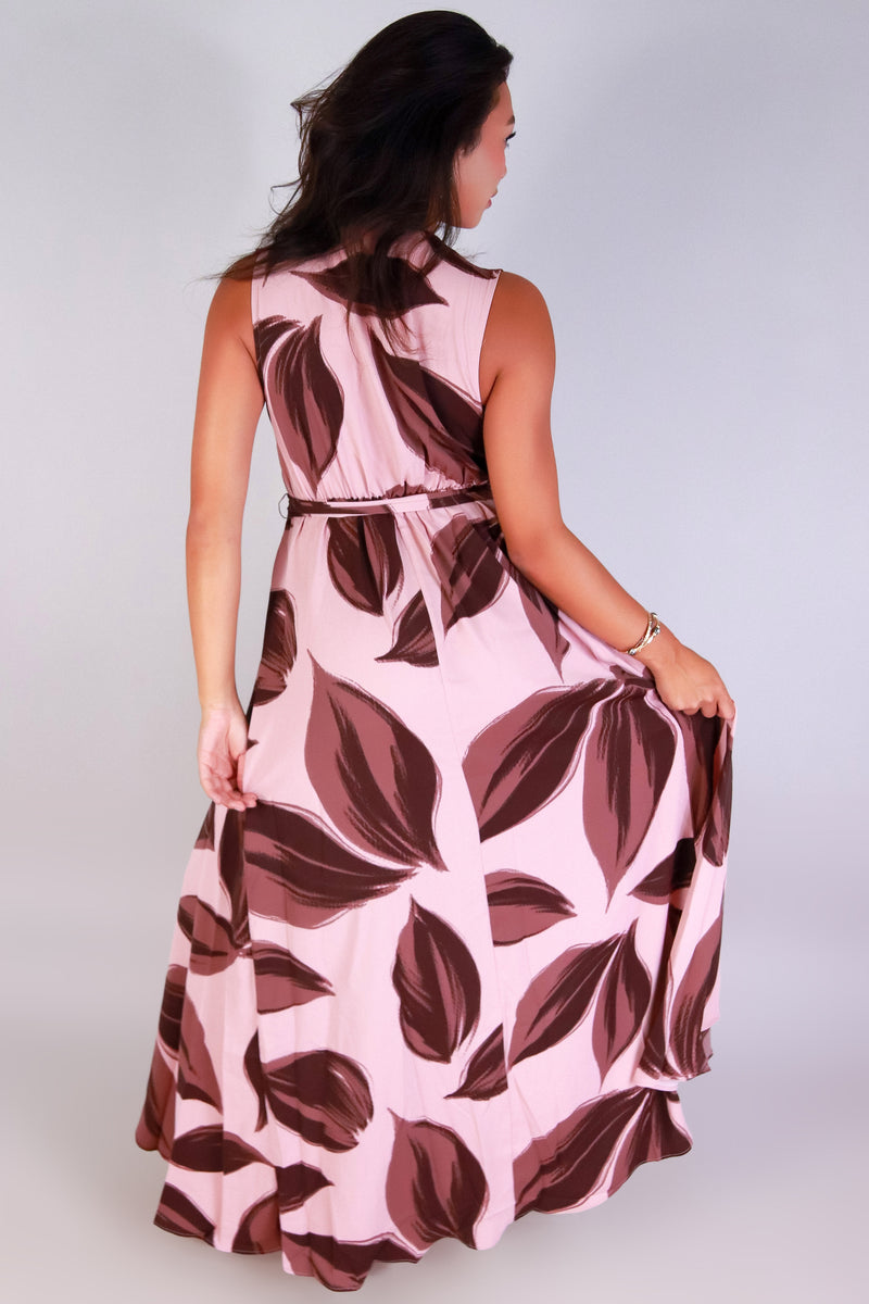 Jeans Warehouse Hawaii - S/L LONG PRINT DRESSES - YOUR EVENING MUSE DRESS | By HYFVE