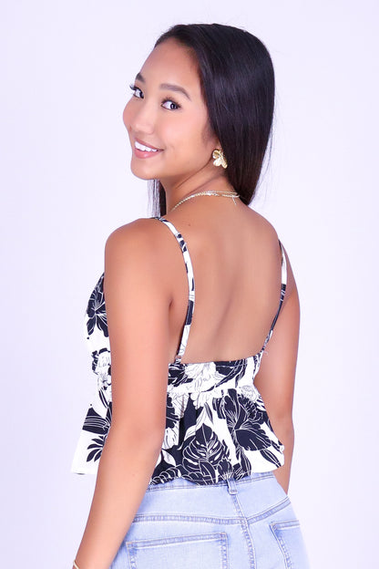COCONUT COAST BABYDOLL TOP