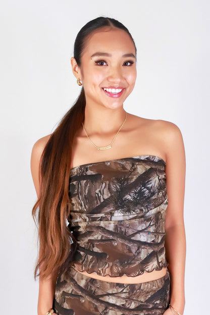 WILD SIDE CHIC CROP TUBE TOP