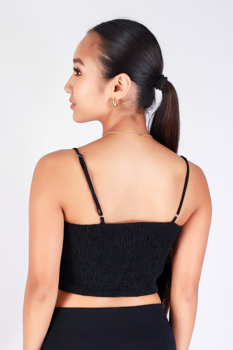 FITTED & FLIRTY CROP TOP