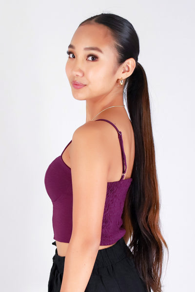 FITTED & FLIRTY CROP TOP