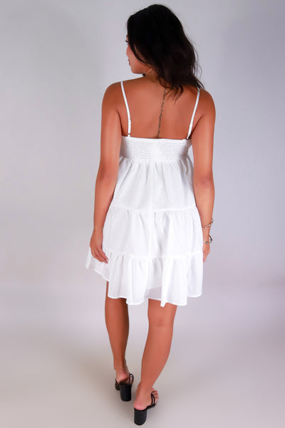 Jeans Warehouse Hawaii - S/L SHORT SOLID DRESSES - SOFT MOOD BABYDOLL DRESS | By HYFVE