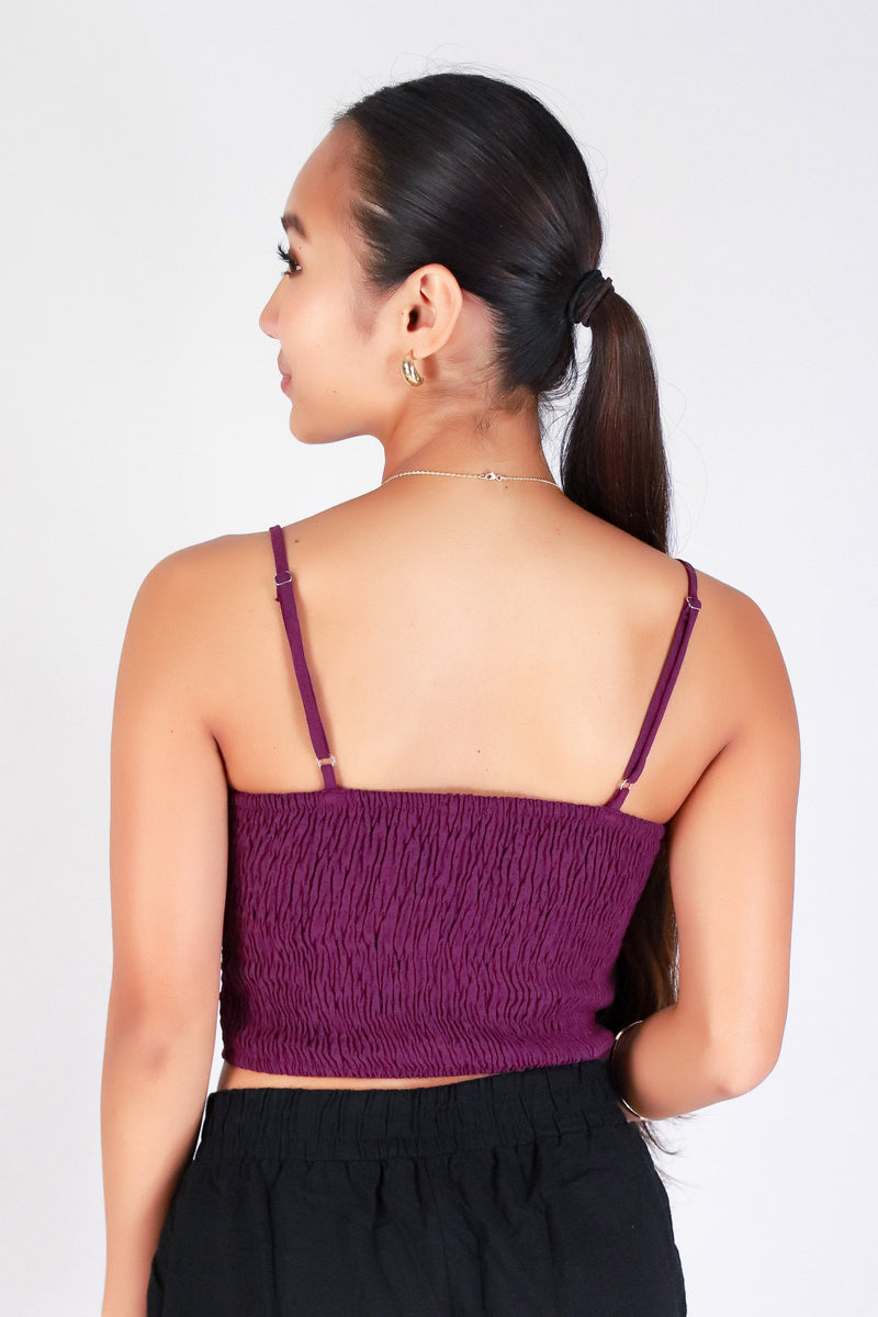 FITTED & FLIRTY CROP TOP