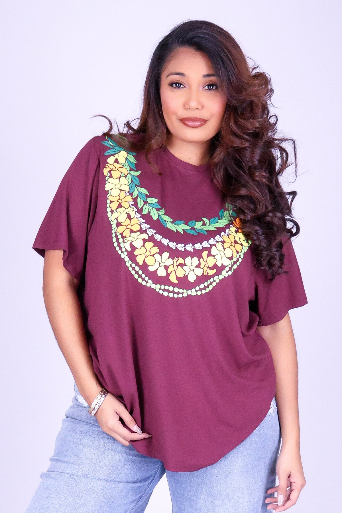 NA PUA LEI TEE