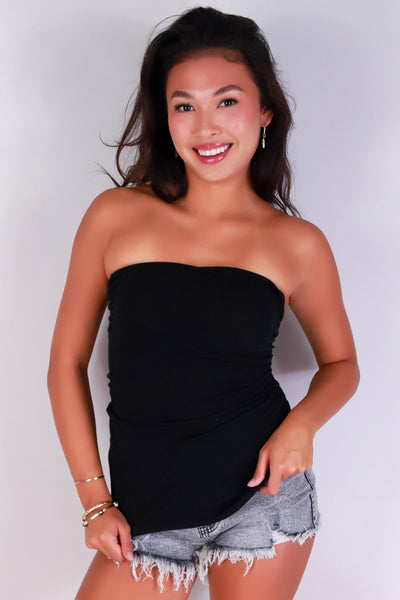 Jeans Warehouse Hawaii - TANK/TUBE SOLID BASIC - ACT ON IT TUBE TOP | By JULIA