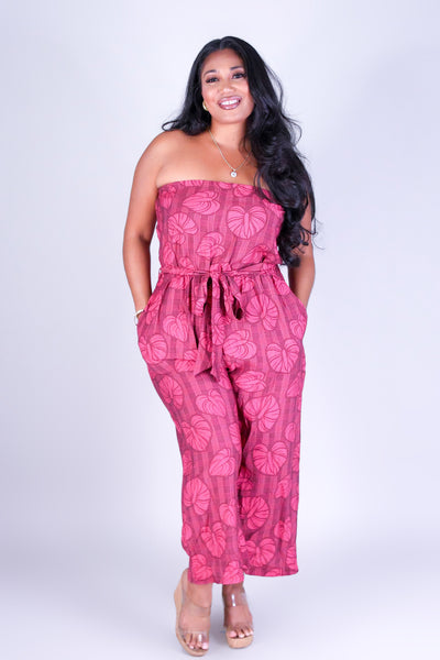 ANTHURIUM PALAKA TUBE JUMPSUIT