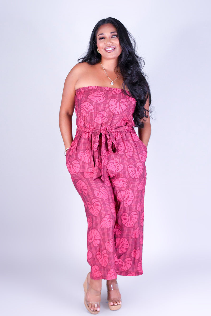 ANTHURIUM PALAKA TUBE JUMPSUIT