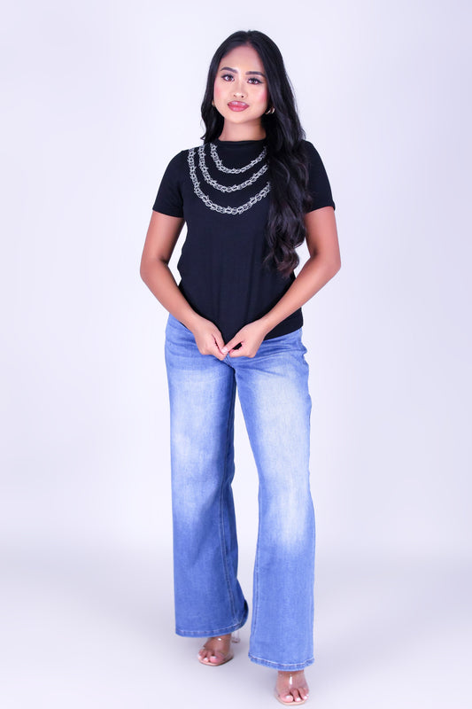 3 STRAND OUTLINE PIKAKE TEE