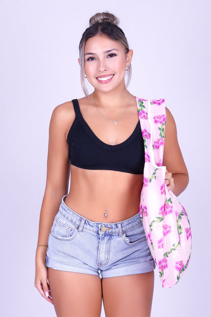 ORCHID TIARE FOLDABLE BAG
