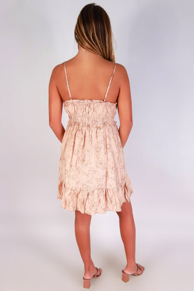 Jeans Warehouse Hawaii - S/L SHORT PRINT DRESSES - TWIRL TEASE DRESS | By PAPERMOON/ B_ENVIED