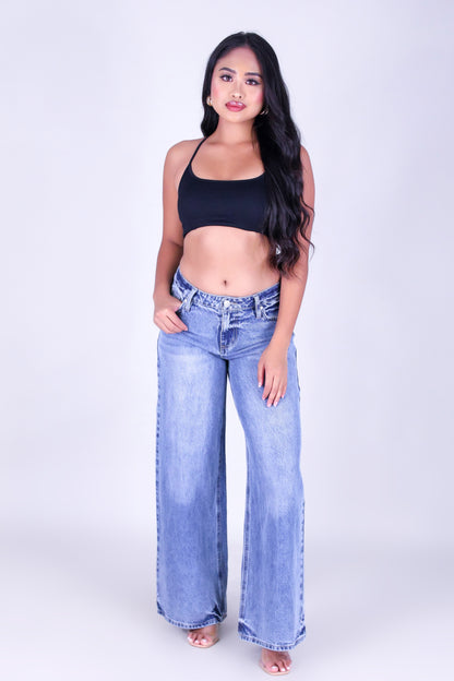 LET IT FLOW WIDE LEG JEANS