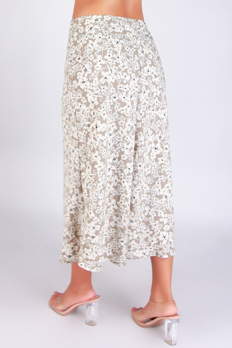 PRETTY IN PETALS MIDI SKIRT