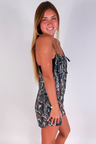 Jeans Warehouse Hawaii - PRINT CASUAL ROMPERS - HUNTING CAMO ROMPER | By LUZ