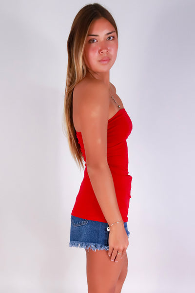 Jeans Warehouse Hawaii - TANK/TUBE SOLID BASIC - ACT ON IT TUBE TOP | By JULIA