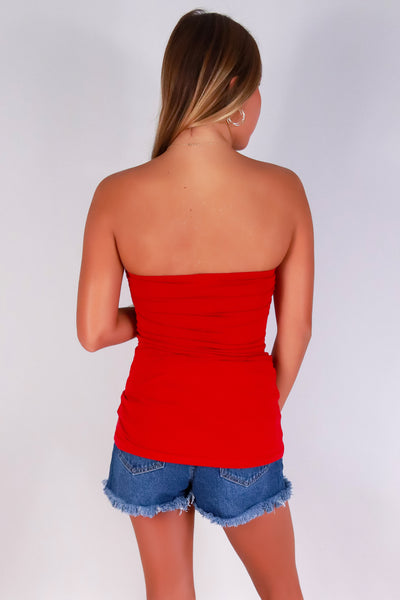 Jeans Warehouse Hawaii - TANK/TUBE SOLID BASIC - ACT ON IT TUBE TOP | By JULIA