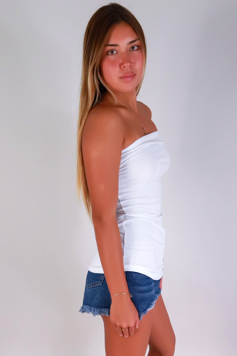 Jeans Warehouse Hawaii - TANK/TUBE SOLID BASIC - ACT ON IT TUBE TOP | By JULIA