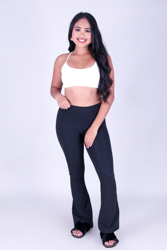 CHIC IN COMFORT FLARE PANTS