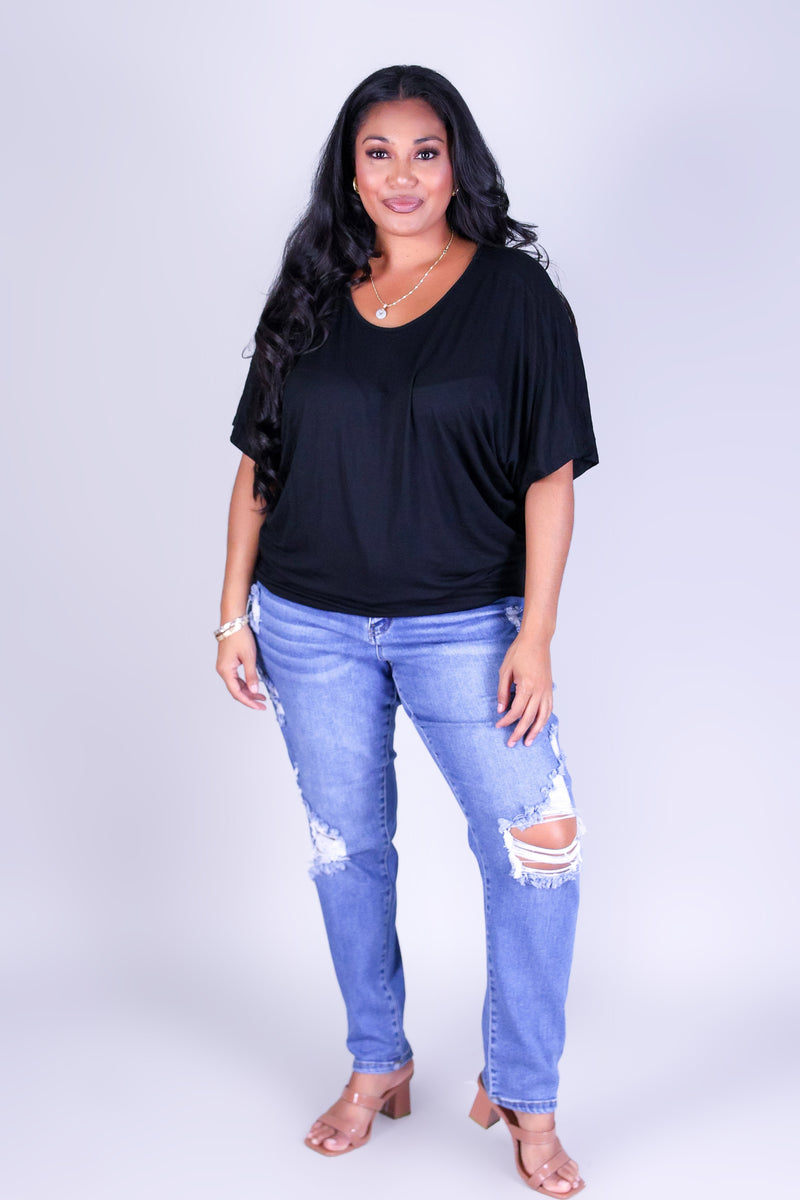 NOT NOW SUSAN DOLMAN TOP