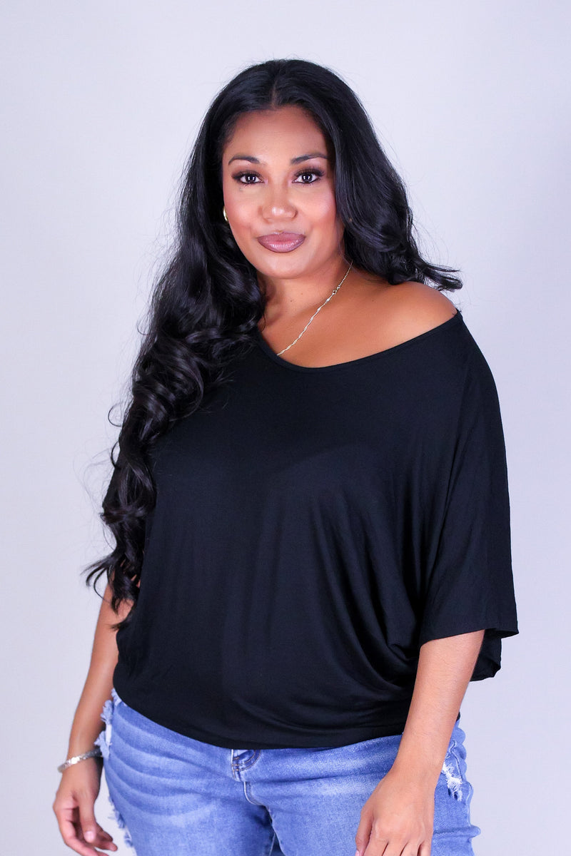 NOT NOW SUSAN DOLMAN TOP