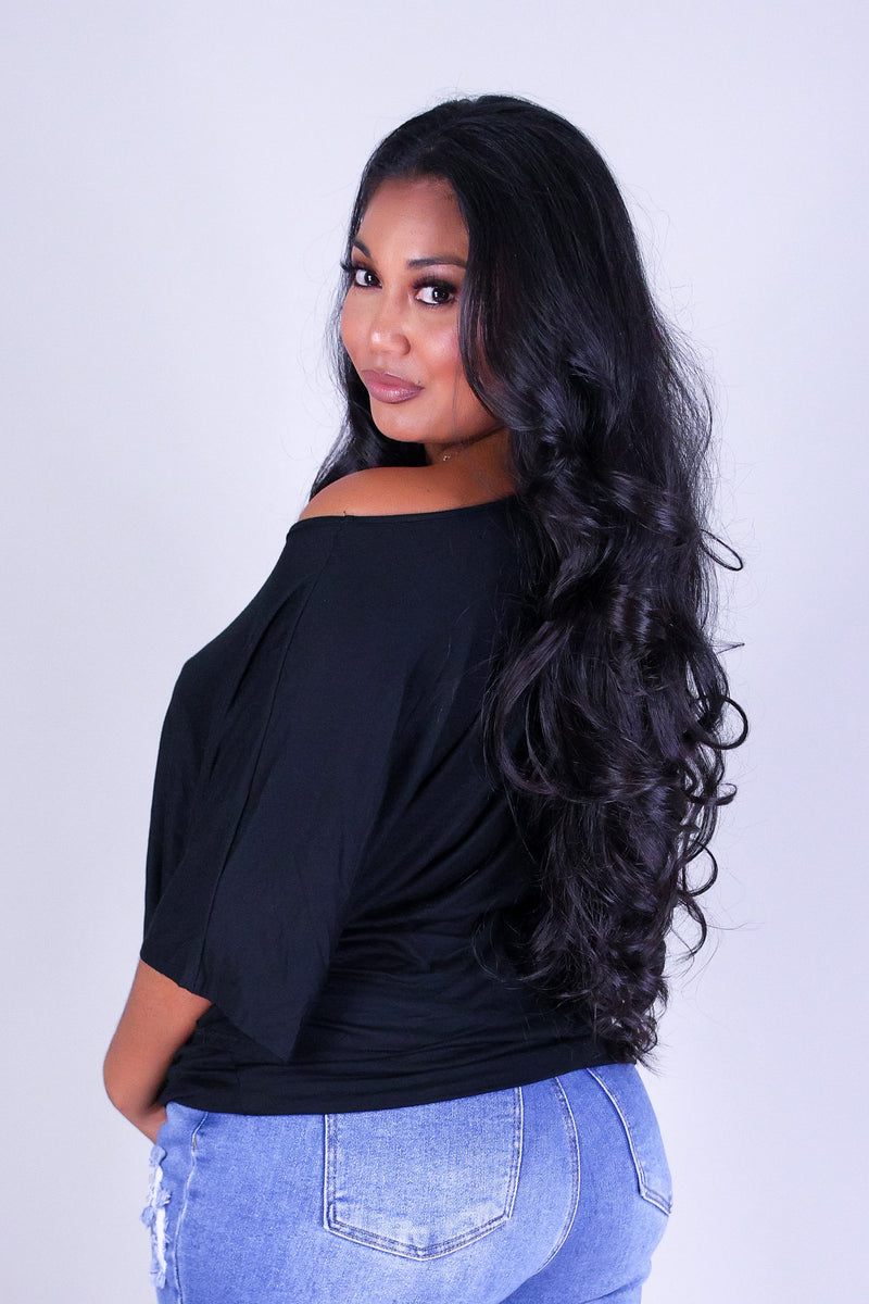 NOT NOW SUSAN DOLMAN TOP