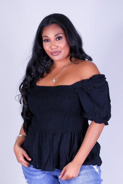 PRETTY EASE BABYDOLL TOP