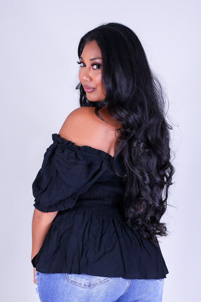 PRETTY EASE BABYDOLL TOP