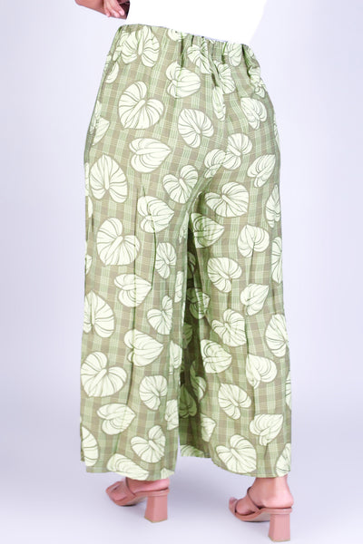 ANTHURIUM PALAKA WOVEN CAPRI'S