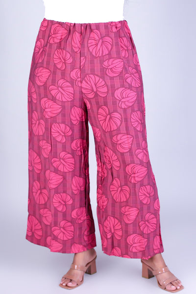 ANTHURIUM PALAKA WOVEN CAPRI'S