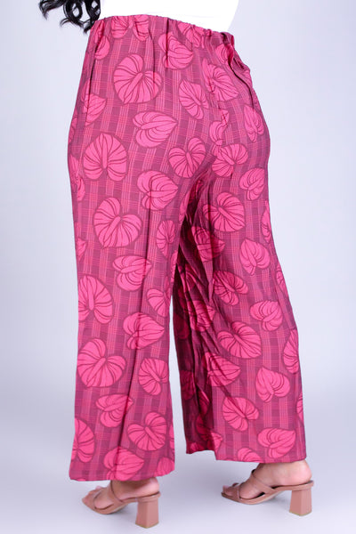 ANTHURIUM PALAKA WOVEN CAPRI'S