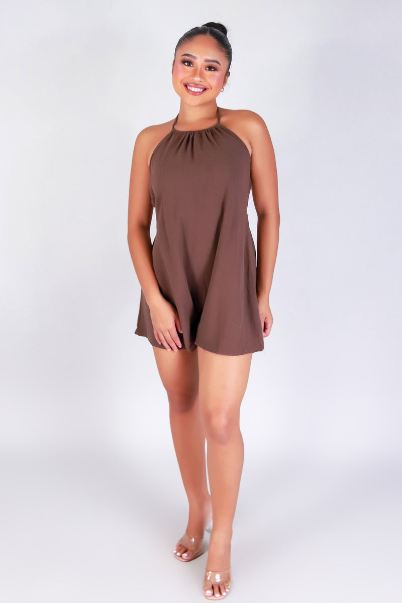 FLAWLESS IN ONE HALTER ROMPER