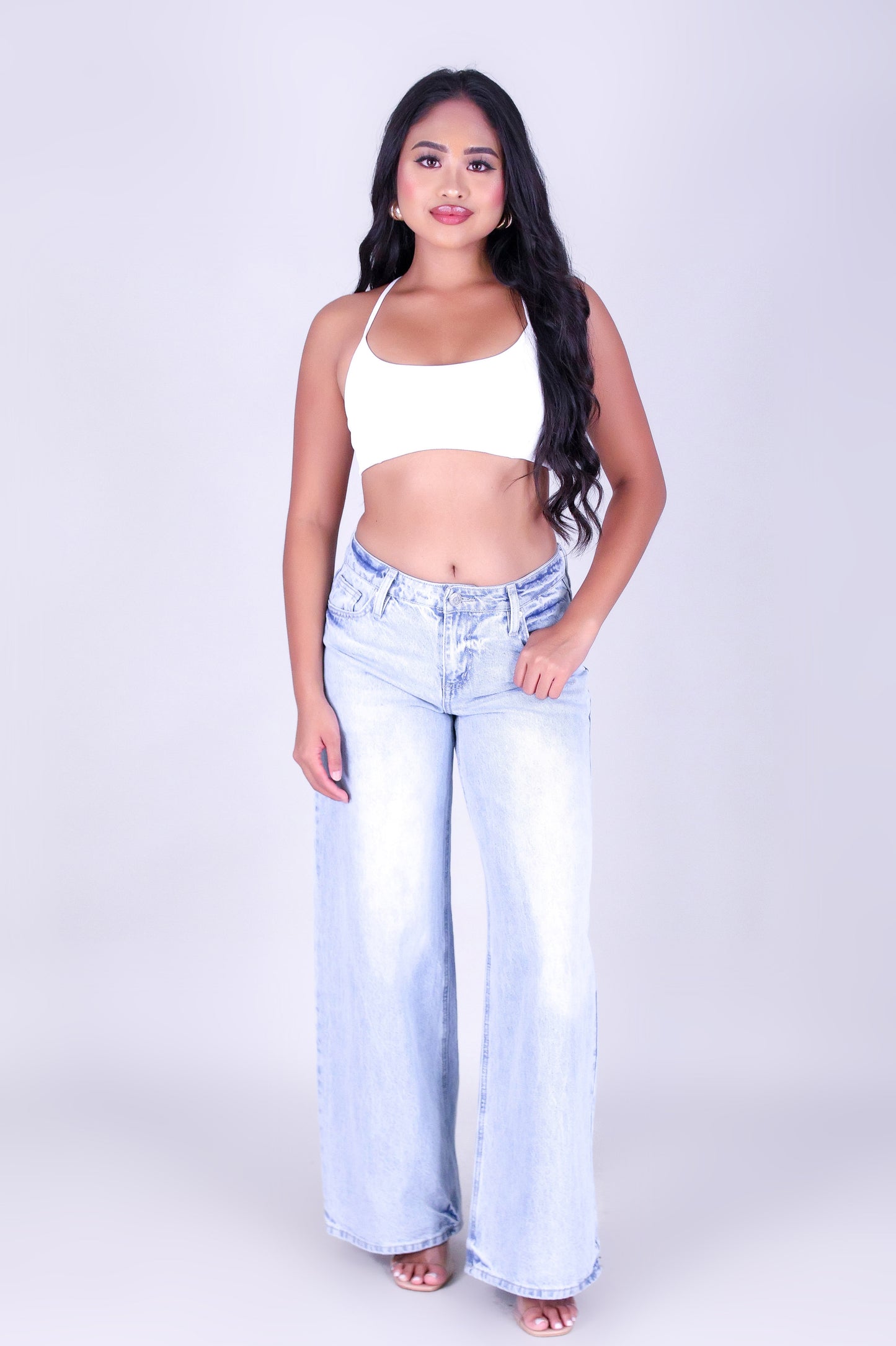 LET IT FLOW WIDE LEG JEANS