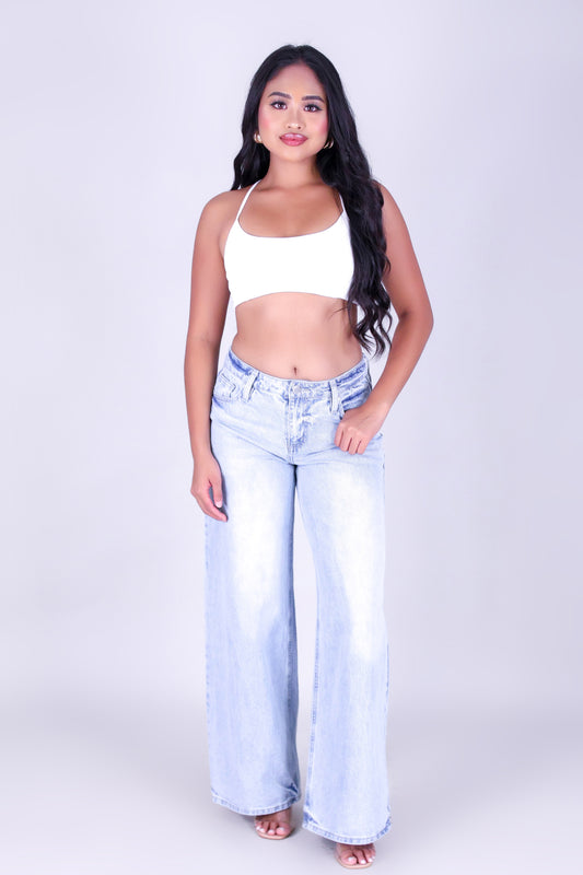 LET IT FLOW WIDE LEG JEANS