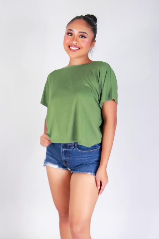 WEEKEND EASE CROP TOP