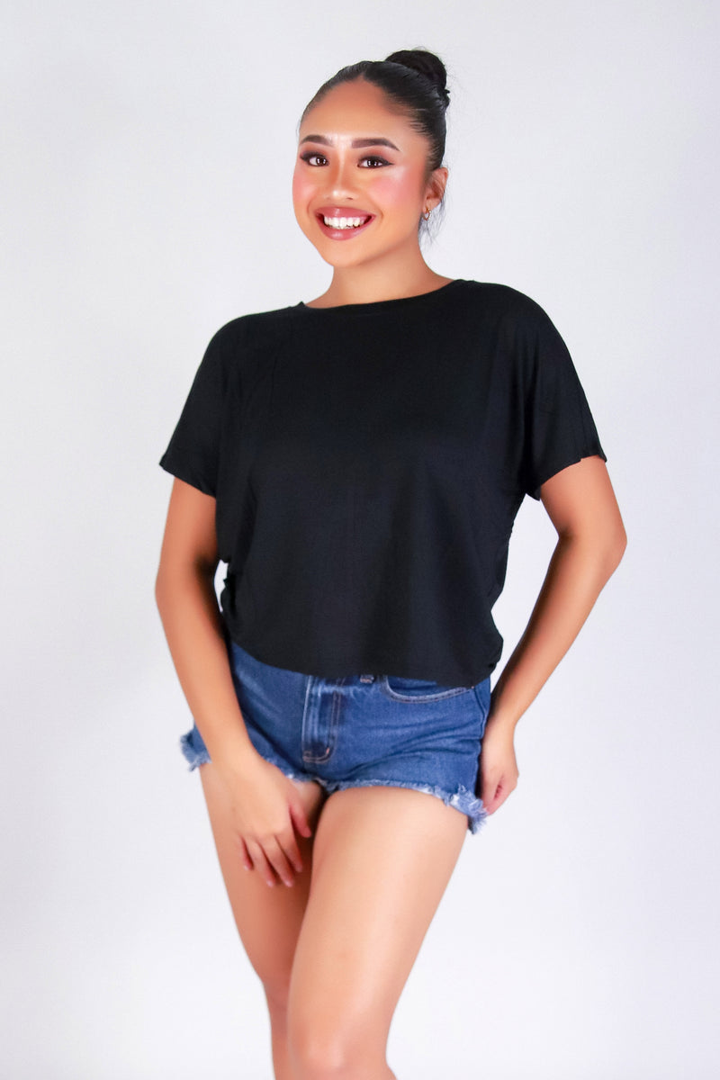 WEEKEND EASE CROP TOP