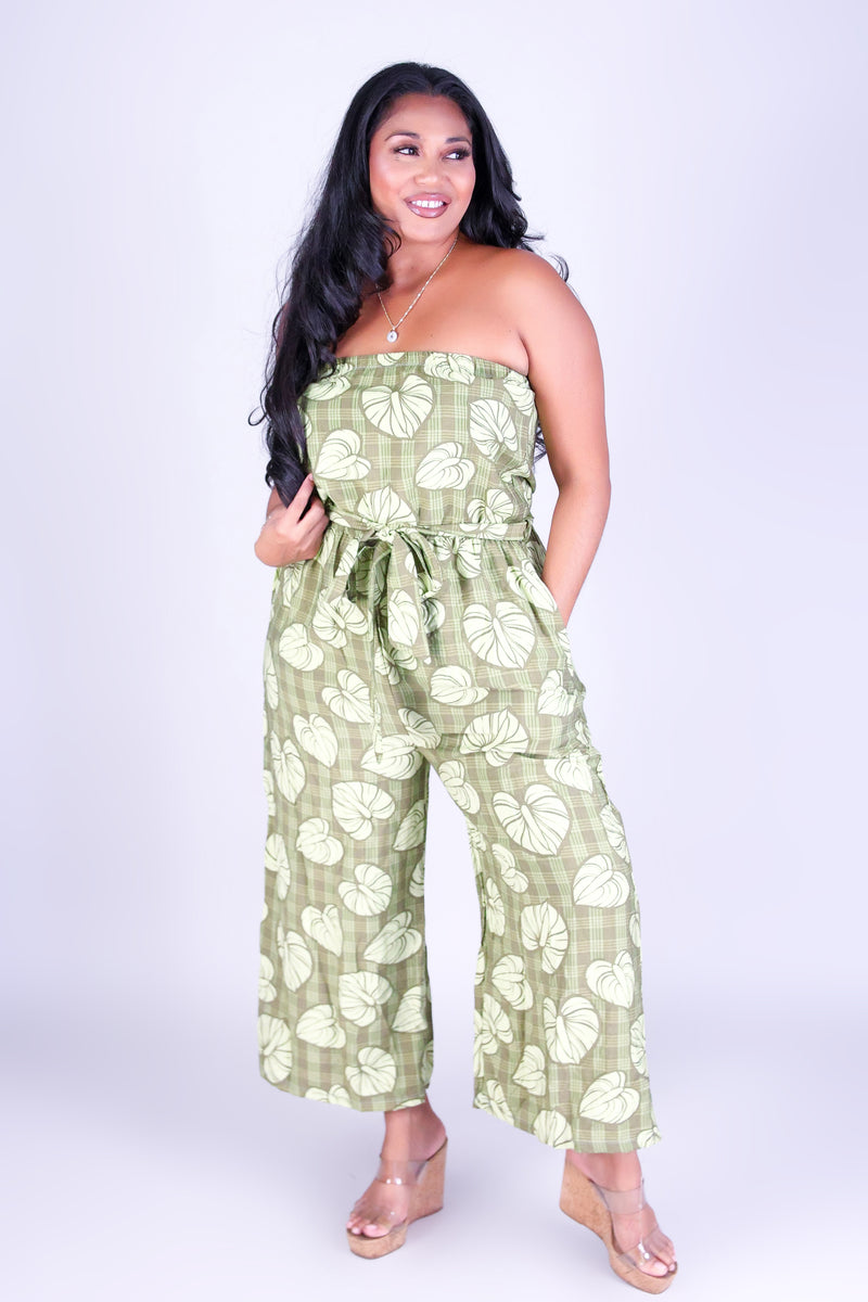 ANTHURIUM PALAKA TUBE JUMPSUIT