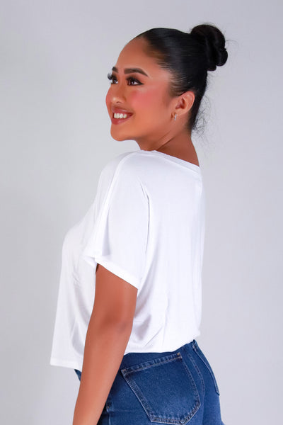 WEEKEND EASE CROP TOP