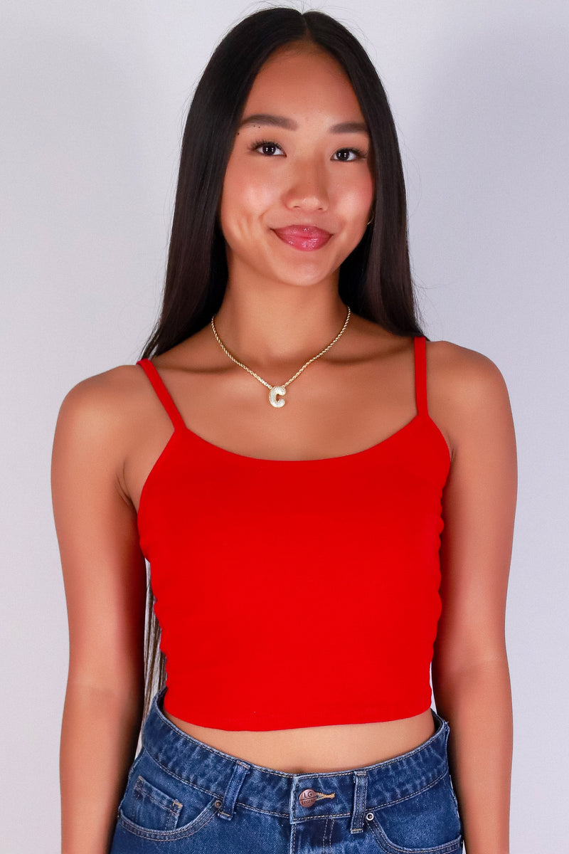 Jeans Warehouse Hawaii - TANK/TUBE SOLID BASIC - CAUGHT IN THE ACT TOP | By CRESCITA APPAREL/SHINE I