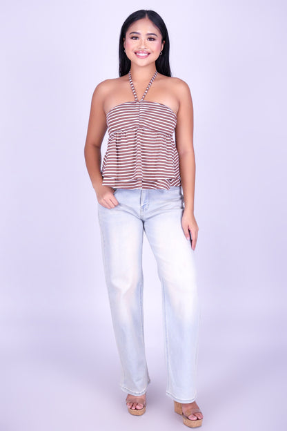 BEACHSIDE BLISS HALTER TOP
