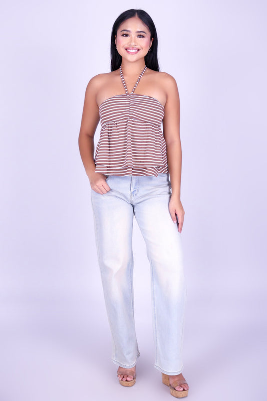 BEACHSIDE BLISS HALTER TOP