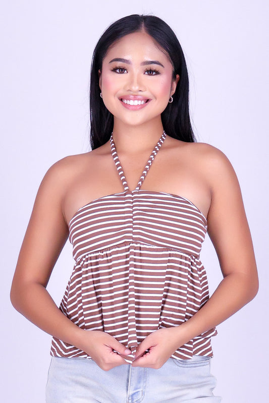 BEACHSIDE BLISS HALTER TOP
