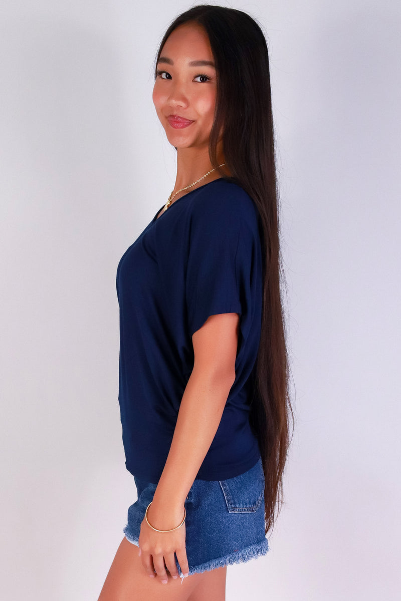 Jeans Warehouse Hawaii - SOLID DOLMAN TOPS - SAIL AWAY DOLMAN TOP | By ADARA