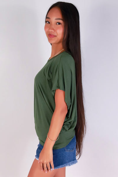Jeans Warehouse Hawaii - SOLID DOLMAN TOPS - SAIL AWAY DOLMAN TOP | By ADARA