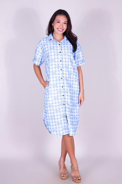 IWA PALAKA BUTTON DOWN DRESS