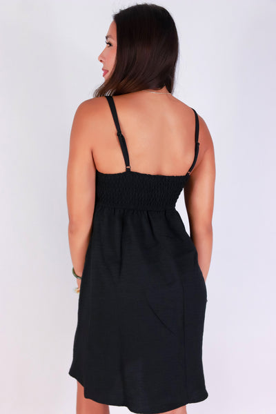 Jeans Warehouse Hawaii - S/L SHORT SOLID DRESSES - MINI MUSE DRESS | By POPULAR 21