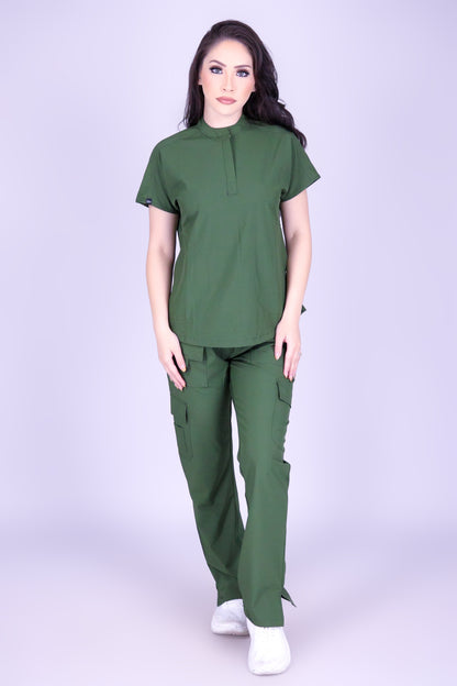 HEART AT WORK SCRUB TOP