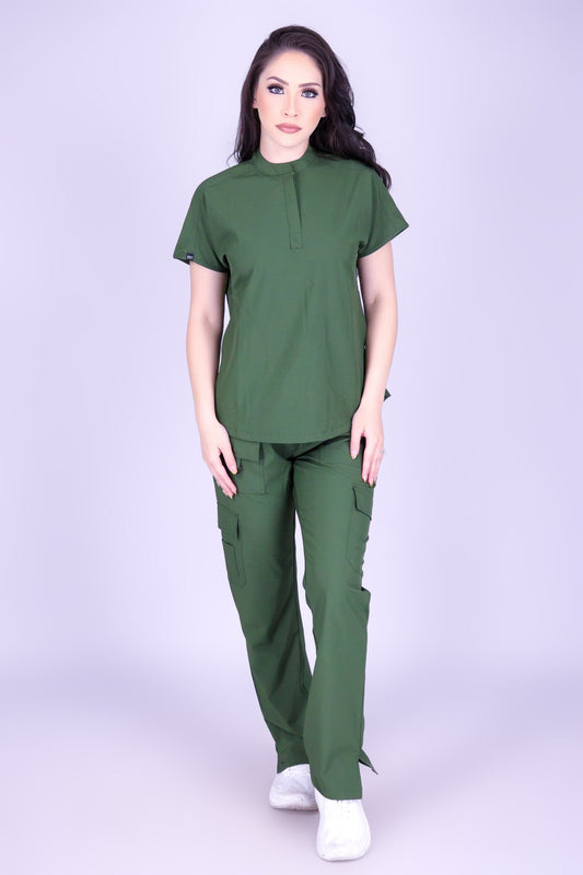 HEART AT WORK SCRUB TOP