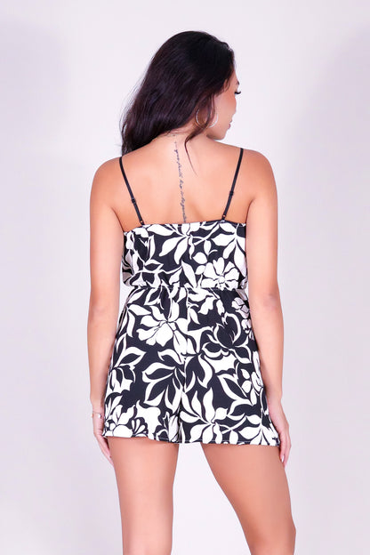 UNDERLIGHT FLORAL ROMPER