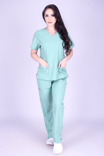 TAKE GOOD CARE SCRUB TOP
