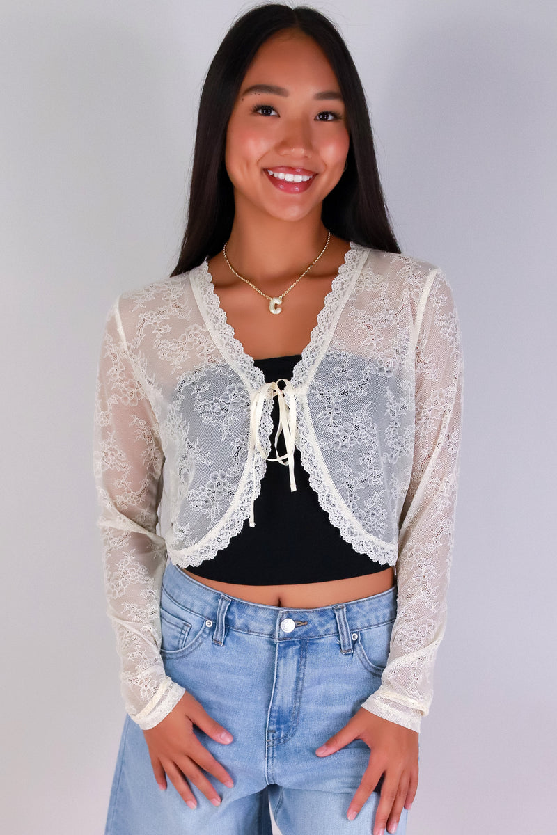 Jeans Warehouse Hawaii - LS SHRUGS/CARDIGANS - SWEET WHISPER CARDIGAN | By CRESCITA APPAREL/SHINE I